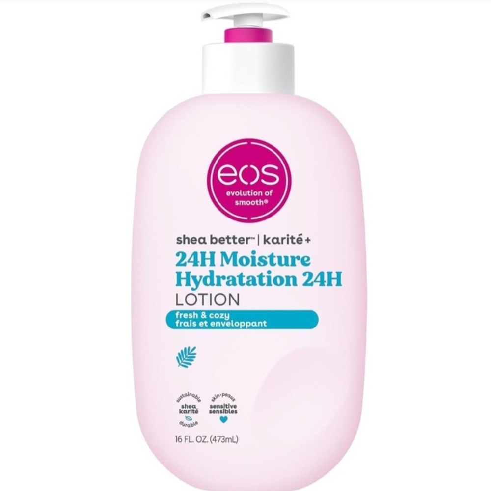 eos Shea Better Moisture Lotion - Pink and White